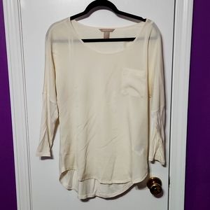 Cream blouse